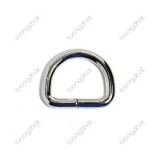 21.7 x 16.5 x 4.0 mm Iron D-Ring