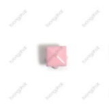 6mm Square Brass Decorative Button (4 Claws)