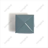 12mm Square Iron Decorative Button (2 Claws)