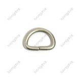 19x12x3.4mm Brass D-Ring