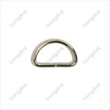 21x11.8x2.5mm Brass D-Ring