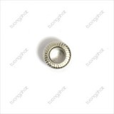 10mm Striped Brass Eyelet